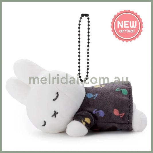 MIFFY | MIFFY & MUSIC Sleeping Friend Plush Keychain Bag Charm Mascot Holder 160×80×100mm