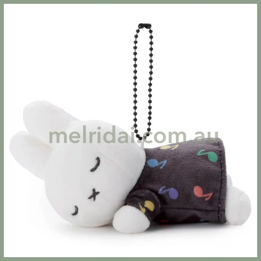MIFFY | MIFFY & MUSIC Sleeping Friend Plush Keychain Bag Charm Mascot Holder 160×80×100mm