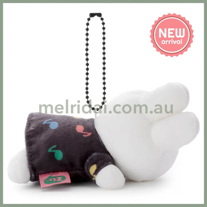 MIFFY | MIFFY & MUSIC Sleeping Friend Plush Keychain Bag Charm Mascot Holder 160×80×100mm