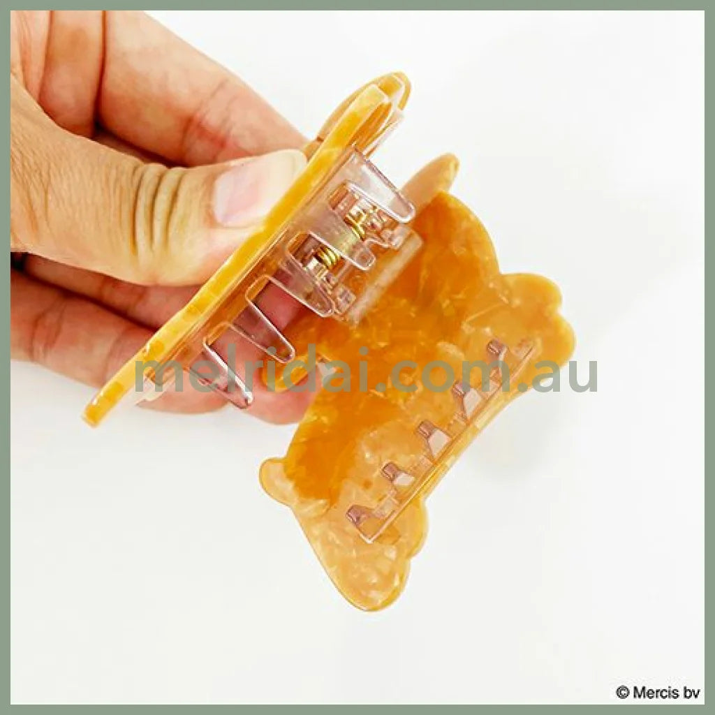 Miffy | Pearl Acrylic Hair Claw Clip (Marble Series) 米菲 可爱鲨鱼夹（大理石系列）