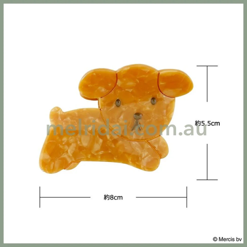 Miffy | Pearl Acrylic Hair Claw Clip (Marble Series) 米菲 可爱鲨鱼夹（大理石系列） Snuffy