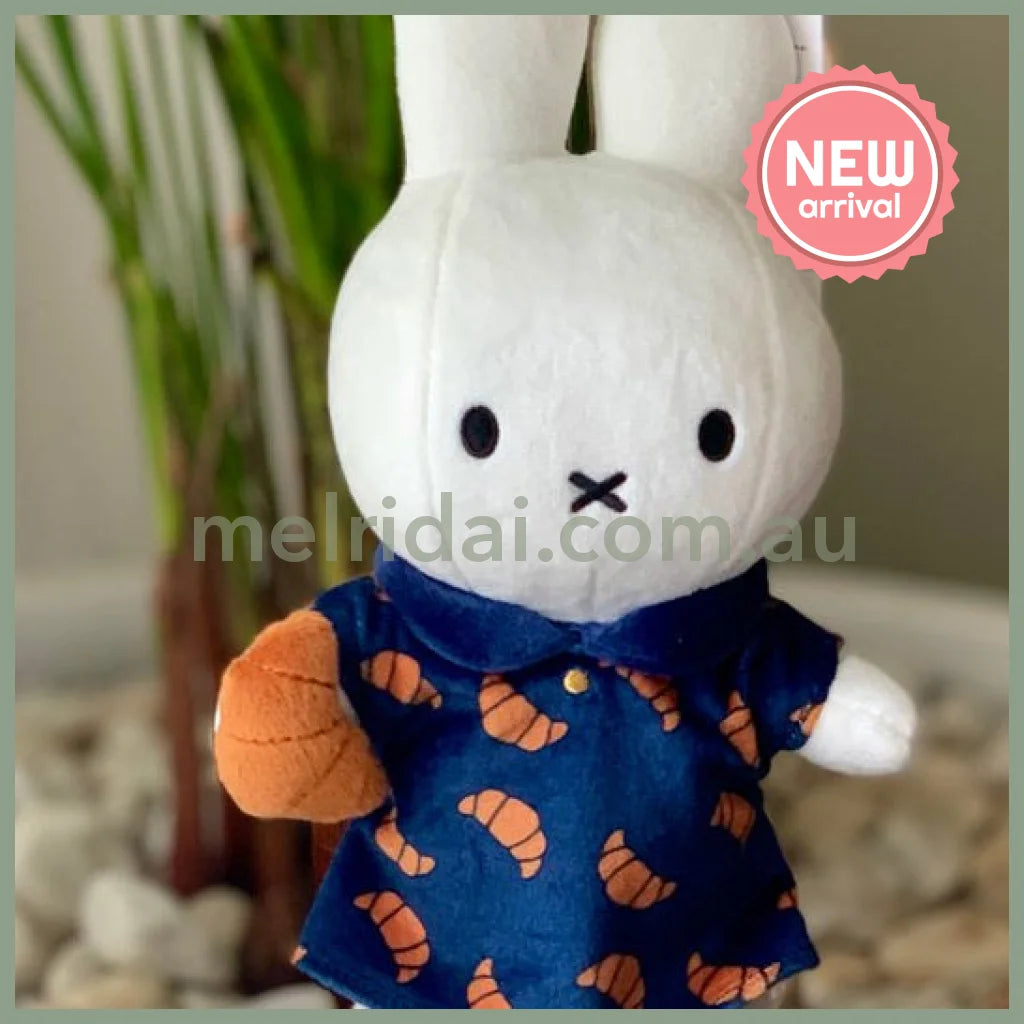 MIFFY | Standing Croissant Dress Plush Toy Plush Doll 240mm