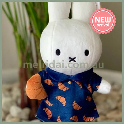 MIFFY | Standing Croissant Dress Plush Toy Plush Doll 240mm