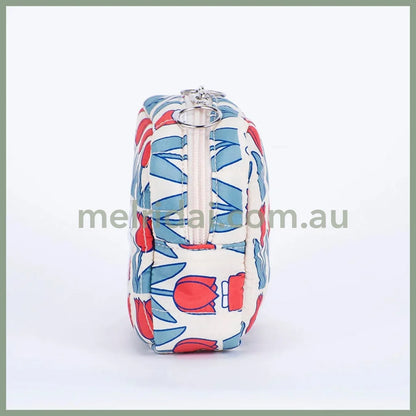 MIFFY x HEMING’S | Quilted Square Pouch 120 x 110 x 50mm (Tulip)