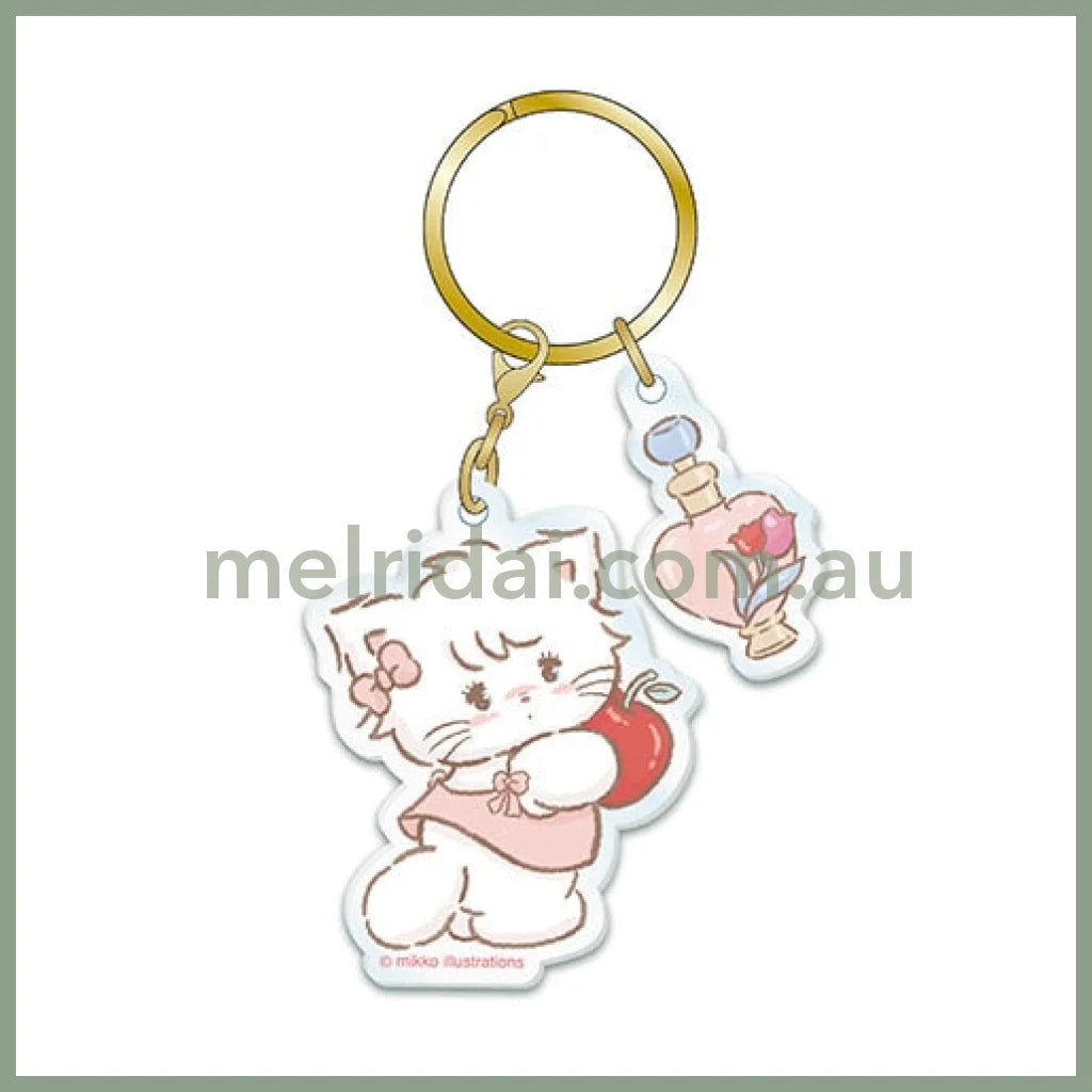 MIKKO | Arylic Keychain Keyring W70×H145×D3mm (Mousse)