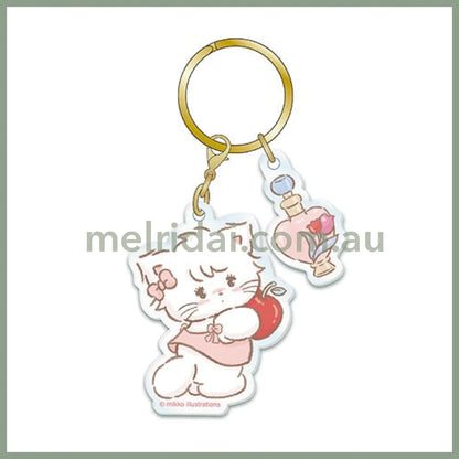 MIKKO | Arylic Keychain Keyring W70×H145×D3mm (Mousse)