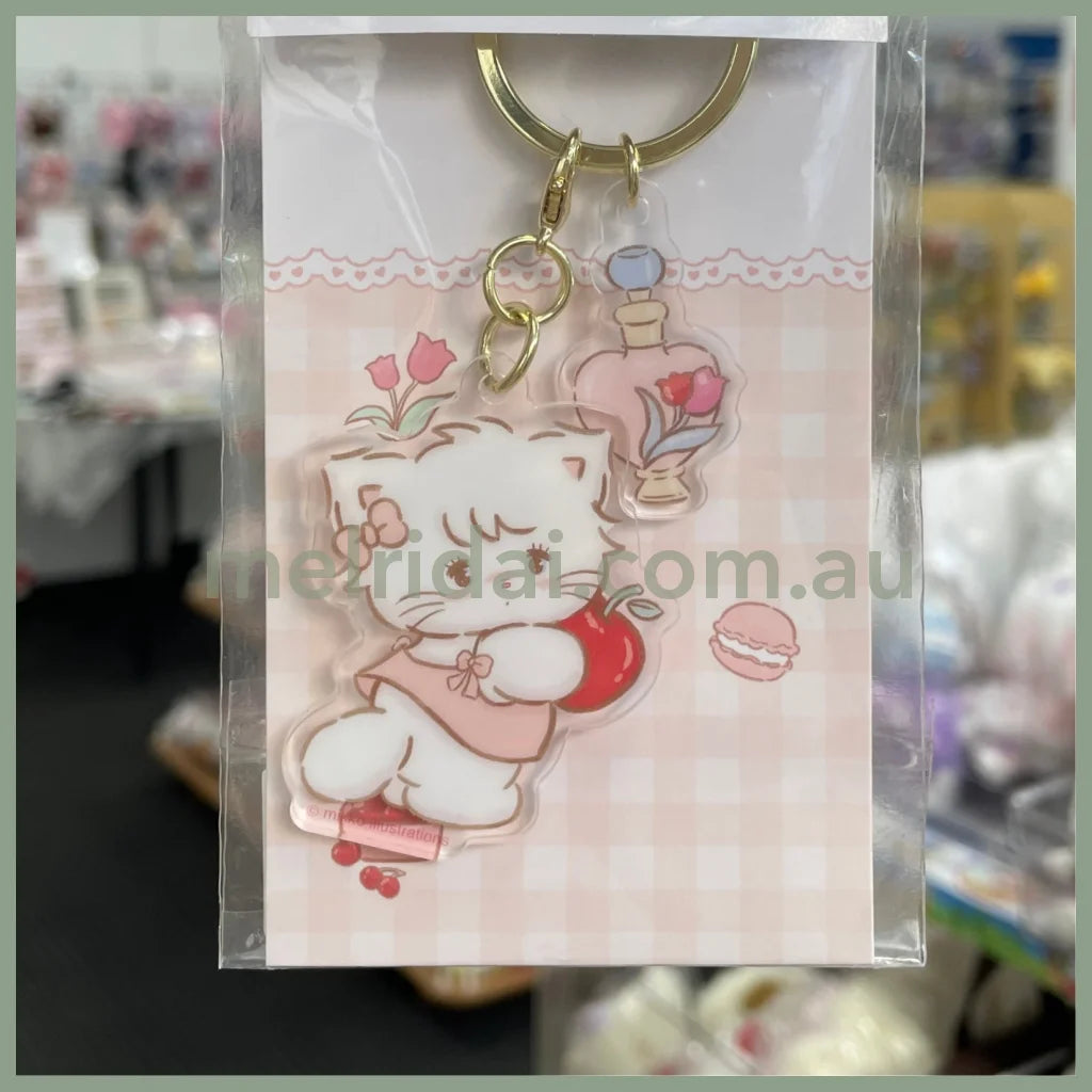 MIKKO | Arylic Keychain Keyring W70×H145×D3mm (Mousse)