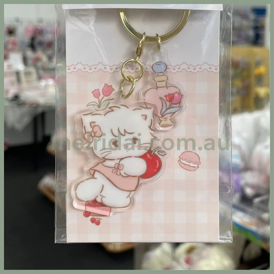 MIKKO | Arylic Keychain Keyring W70×H145×D3mm (Mousse)