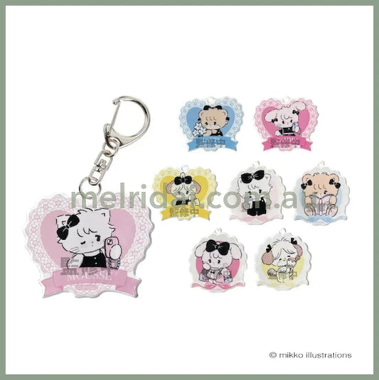 Mikko Illustrations | Secret Trading Acrylic Keychain Blind Box H41 x W50 x D3mm