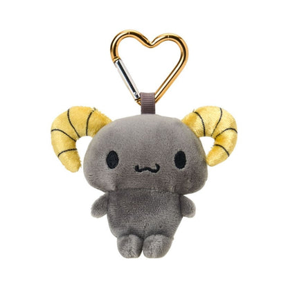 SANRIO | Lloromannic Berry Plush Mini Mascot Holder with Heart Carabiner Bag Charm 6×4×10cm