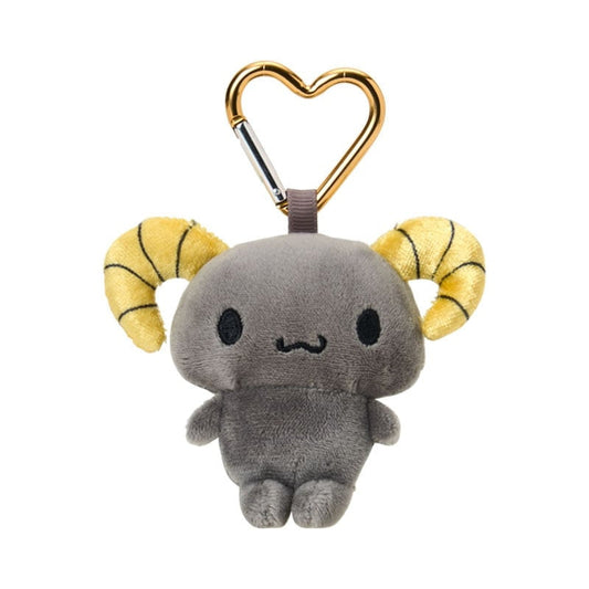 SANRIO | Lloromannic Berry Plush Mini Mascot Holder with Heart Carabiner Bag Charm 6×4×10cm