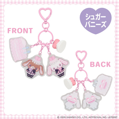 SANRIO | Sugarbunnies Whipped Cream Charm Acrylic Keychain (Dreamy Sweets Ghost House)