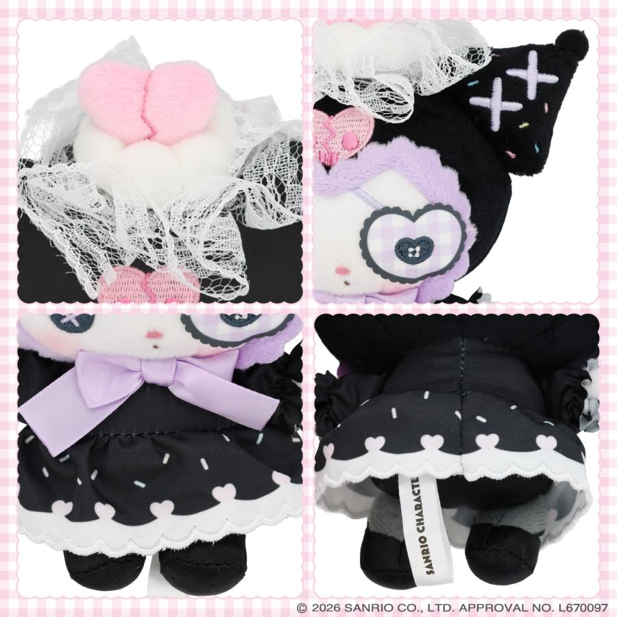 SANRIO | Kuromi Mascot Holder Bag Charm Keychain 150×200×65mm (Dreamy Sweets Ghost House)