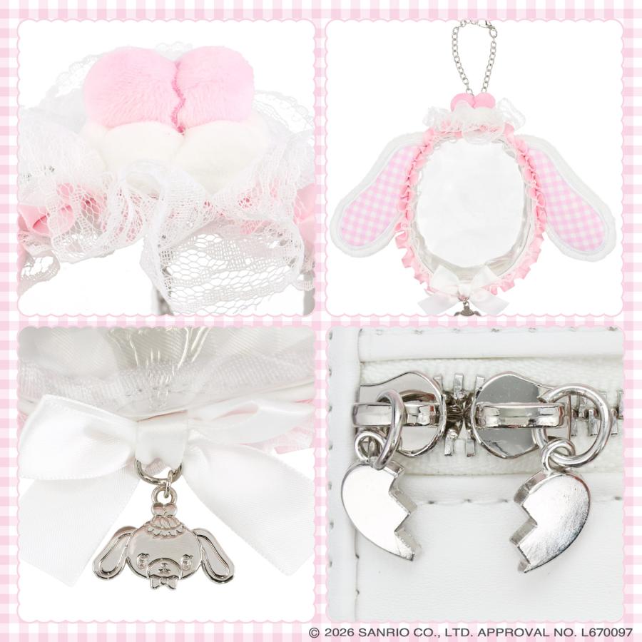 SANRIO | Sugarbunnies Shirousa Multi Pouch 142×183×55mm (Dreamy Sweets Ghost House)