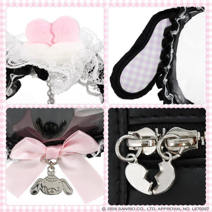 SANRIO | Sugarbunnies Kurousa Multi Pouch 142×183×55mm (Dreamy Sweets Ghost House)
