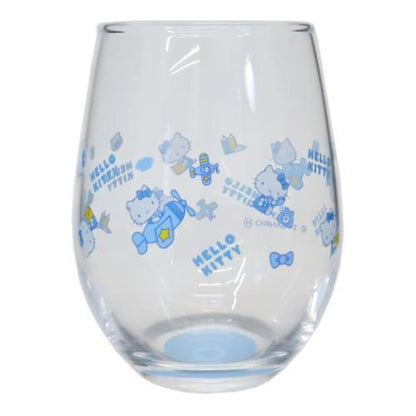 【Made In Japan】Sanrio | Hello Kitty Glass Cup/Tumbler Round Φ75×H100Mm