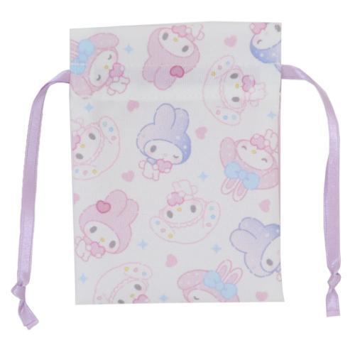 【Made in Japan】SANRIO | Mini Drawstring Bag Pouch 90x120mm (My Melody 50th Anniversary)