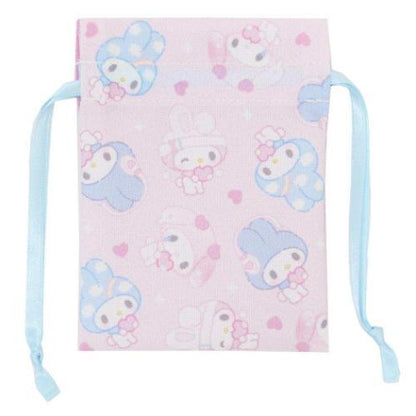 【Made in Japan】SANRIO | Mini Drawstring Bag Pouch 90x120mm (My Melody 50th Anniversary)