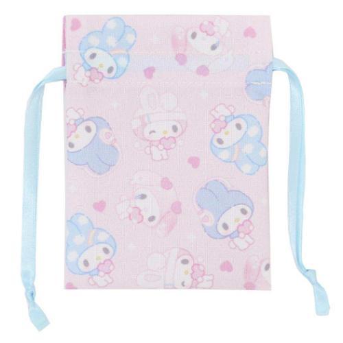 【Made in Japan】SANRIO | Mini Drawstring Bag Pouch 90x120mm (My Melody 50th Anniversary)