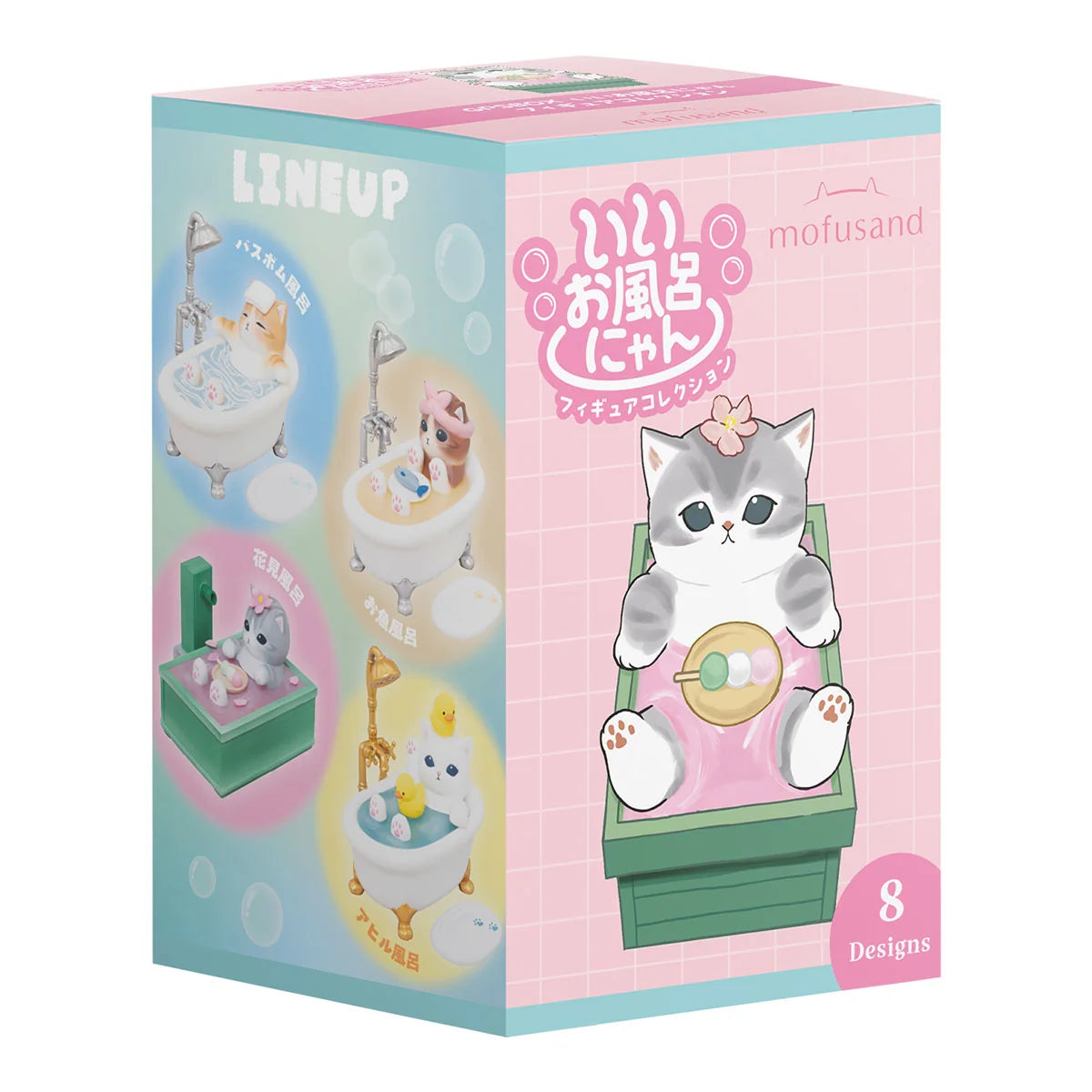 Mofusand | GPSBOX Good Bath Cat Figure Collection Blind Box 70x75x75mm