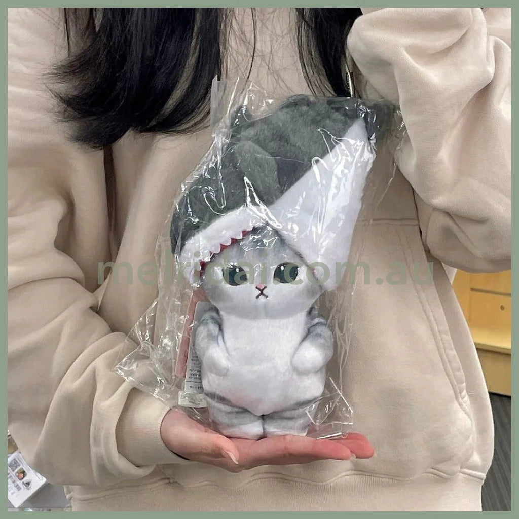 Mofusan | Plush Potetama Shark Nyan H280×W140×D115Mm (Animal) Gray