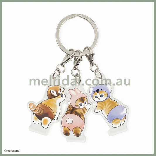 Mofusand | Acrylic Keychain (Rabbit) 猫福 亚克力挂件/钥匙链/三连（兔子猫）