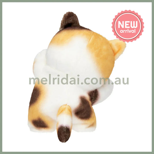 MOFUSAND | Calico Standing Plush Toy Plush Doll 175×120×100mm (Hyokkori! Tachimasu Nyan)