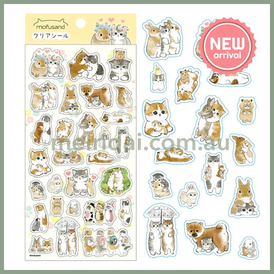 Mofusand | Cat Clear Seal Sticker 90×175mm (028)