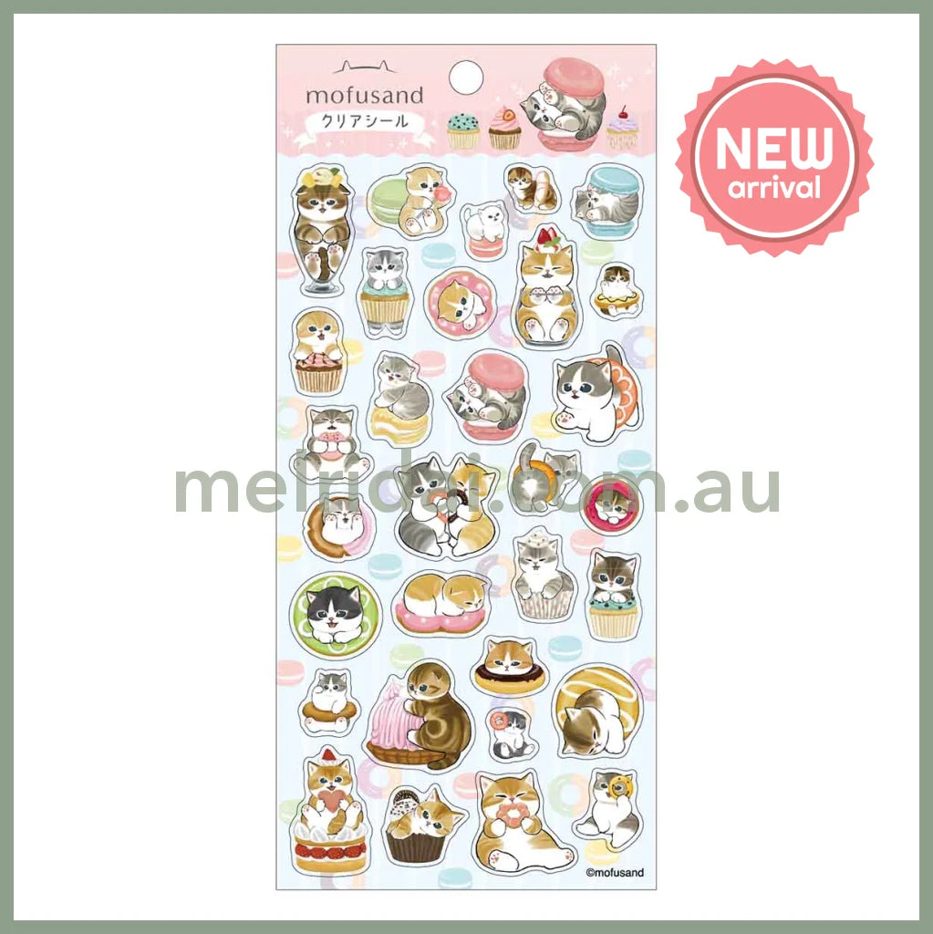 Mofusand | Cat Clear Seal Sticker 90×175mm (2469)