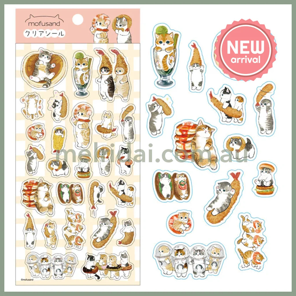Mofusand | Cat Clear Seal Sticker 90×175mm (503)