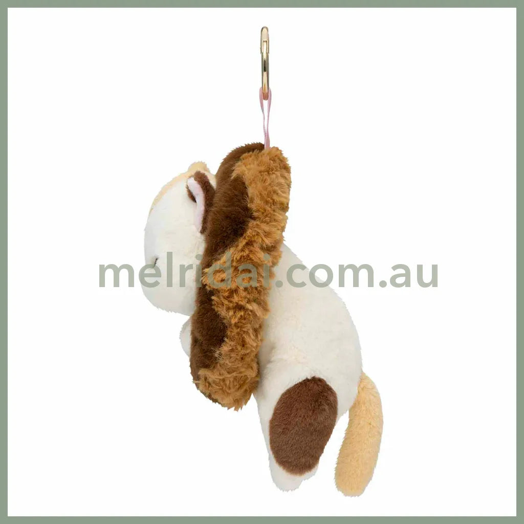 MOFUSAND | COFFEE AND DONUTS Mascot Keychain Bag Charm 130x130x160mm (Milk Chocolate)