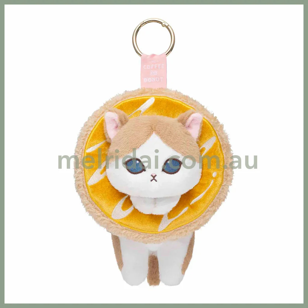 MOFUSAND | COFFEE AND DONUTS Mascot Keychain Bag Charm 130x130x160mm (Orange Cream)