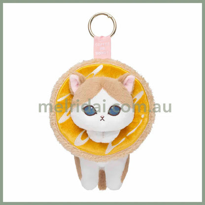MOFUSAND | COFFEE AND DONUTS Mascot Keychain Bag Charm 130x130x160mm (Orange Cream)