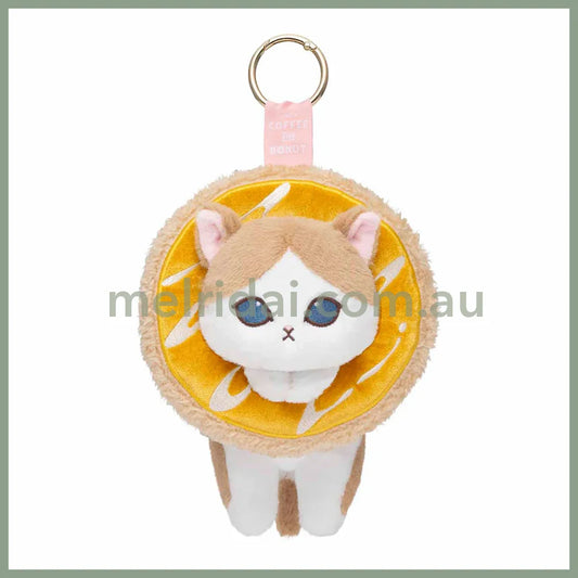 MOFUSAND | COFFEE AND DONUTS Mascot Keychain Bag Charm 130x130x160mm (Orange Cream)