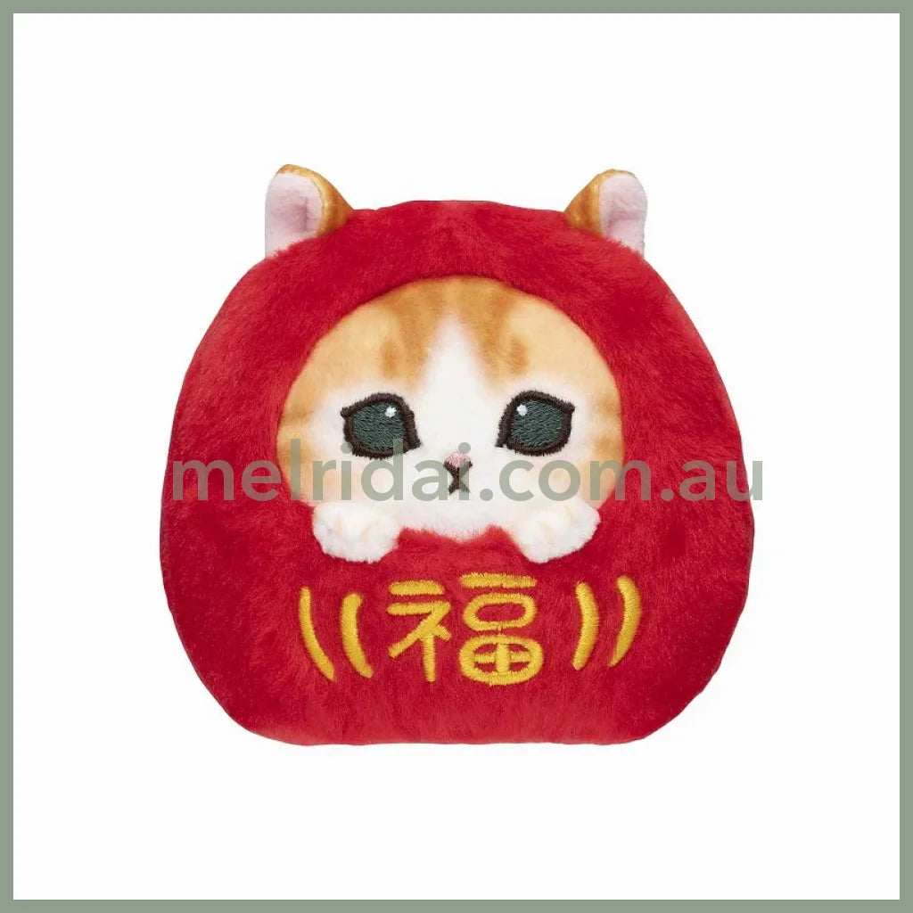 Mofusand | Daruma Plush Toy H100×W100×D110Mm 猫福 达摩造型公仔/手玉/玩偶