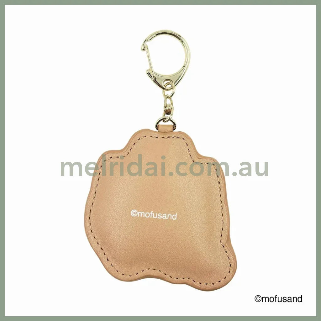 MOFUSAND | Fluffy and Fuzzy Patch Keychain 78×65×10mm (Bee Meow)