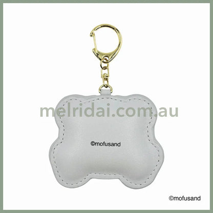 MOFUSAND | Fluffy and Fuzzy Patch Keychain 78×65×10mm (Panda Cat Nyan)