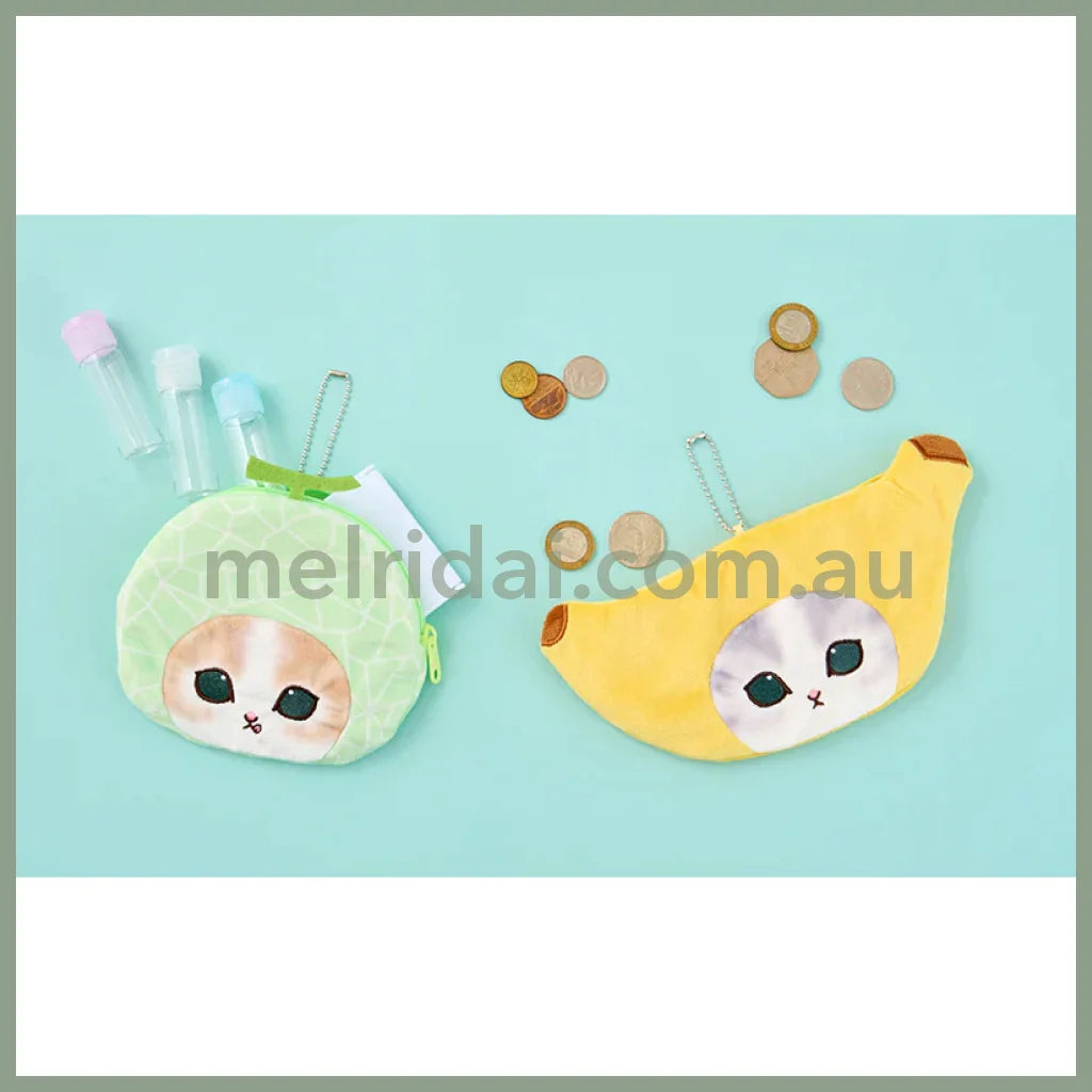 Mofusand | Fruit Pouch & Keychain Secret Approx.10*15*10Mm 猫福 水果系列 收纳小包/零钱包挂件 盲盒 随机一款