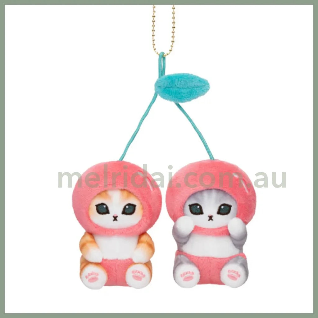 Mofusand | Mascot Holder Keychain Approx.130Cm (Cherry) 猫福 毛绒挂件/包挂/钥匙链 樱桃