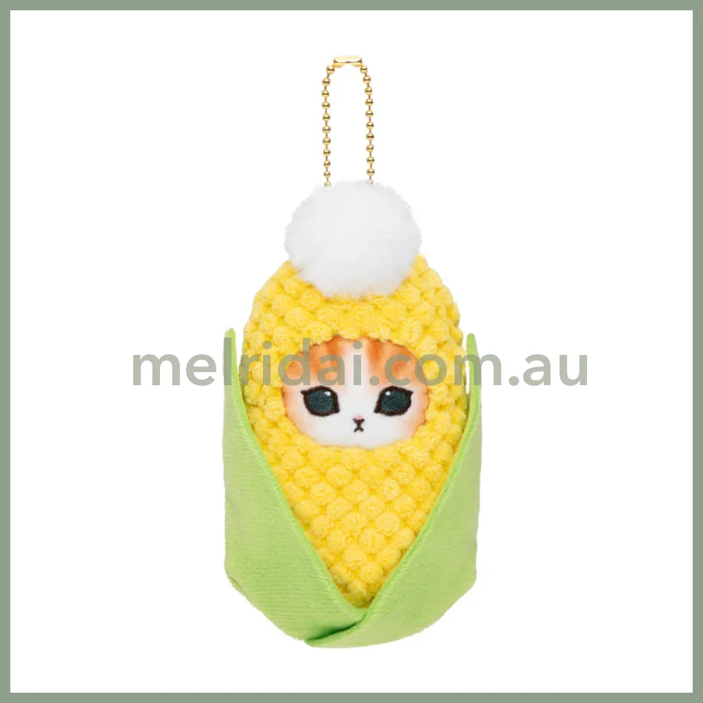 Mofusand | Mascot Holder Keychain Approx.130Cm (Corn) 猫福 毛绒挂件/包挂/钥匙链（玉米）
