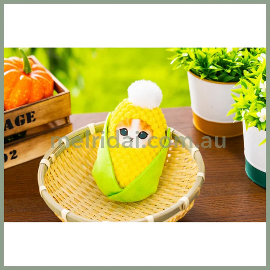 Mofusand | Mascot Holder Keychain Approx.130Cm (Corn) 猫福 毛绒挂件/包挂/钥匙链（玉米）