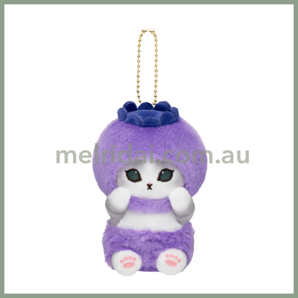 Mofusand | Mascot Holder Keychain Approx.130Cm (Vegetable & Fruits2) 猫福