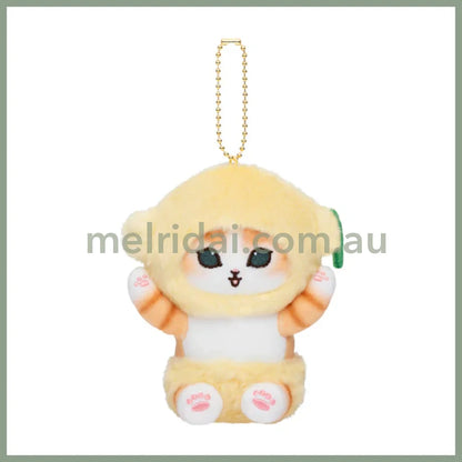 Mofusand | Mascot Holder Keychain Approx.130Cm (Vegetable & Fruits2) 猫福 毛绒挂件/包挂/钥匙链（蔬菜水果系列2） Lemon