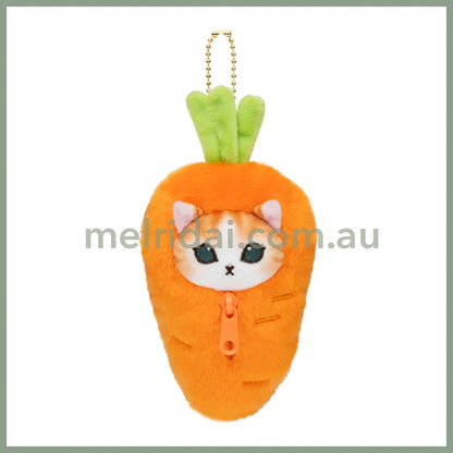 Mofusand | Mascot Holder Keychain Approx.130Cm (Vegetable & Fruits3) 猫福 毛绒挂件/包挂/钥匙链（蔬菜水果系列3） Carrot