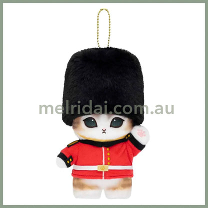 MOFUSAND | Mascot Holder Plush Keychain 155×120×90mm (Mofumofu Journey Cat -Royal Guard)
