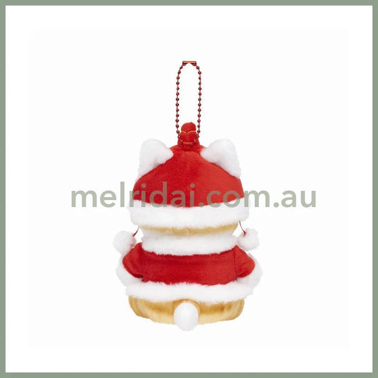 Mofusand | Mascot Holder Plush Keychain Chinese Clothes W100 X H140 D100 Mm (Nyan Red Hat)