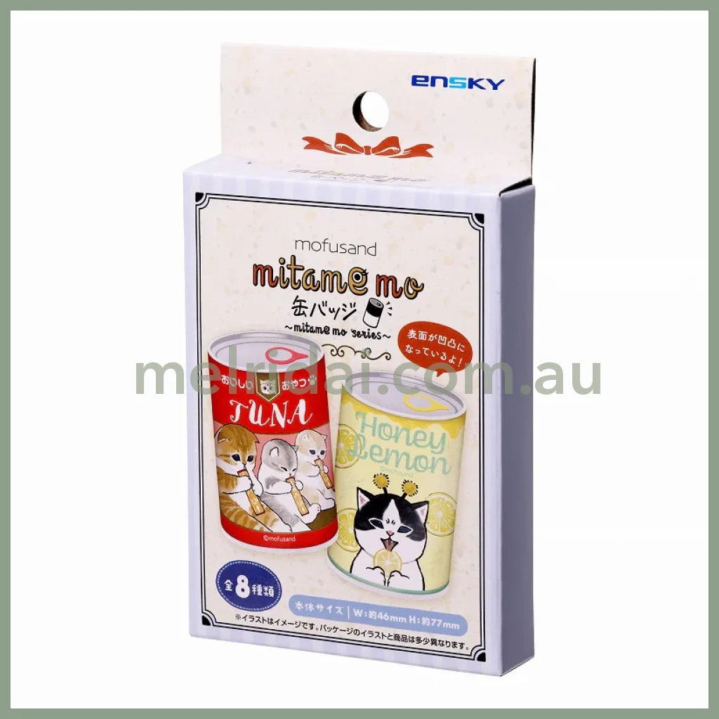 Mofusand | Mitamemo Badge Secret H77×W46×D6Mm 猫福 罐头吧唧/胸针 盲盒