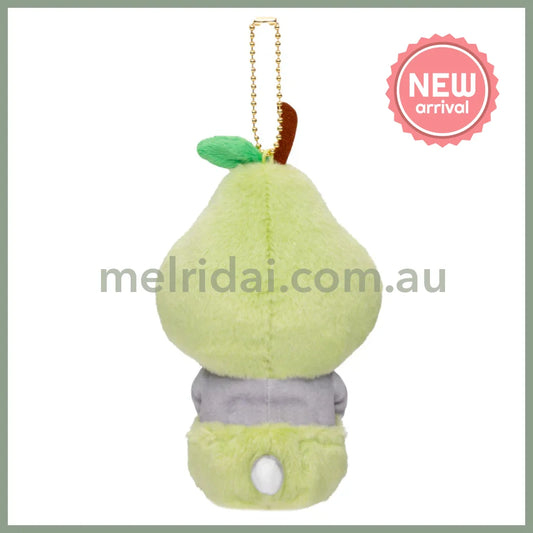 MOFUSAND | Pear Mascot Holder Keychain Bag Charm H170 x W100 x D90mm (Vegetable & Fruits2)