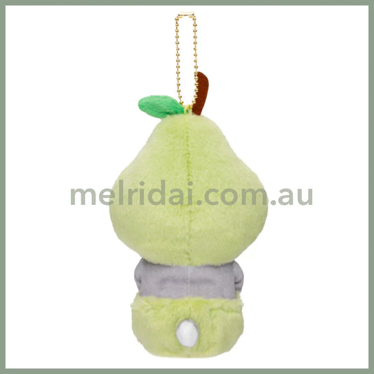 MOFUSAND | Pear Mascot Holder Keychain Bag Charm H170 x W100 x D90mm (Vegetable & Fruits2)