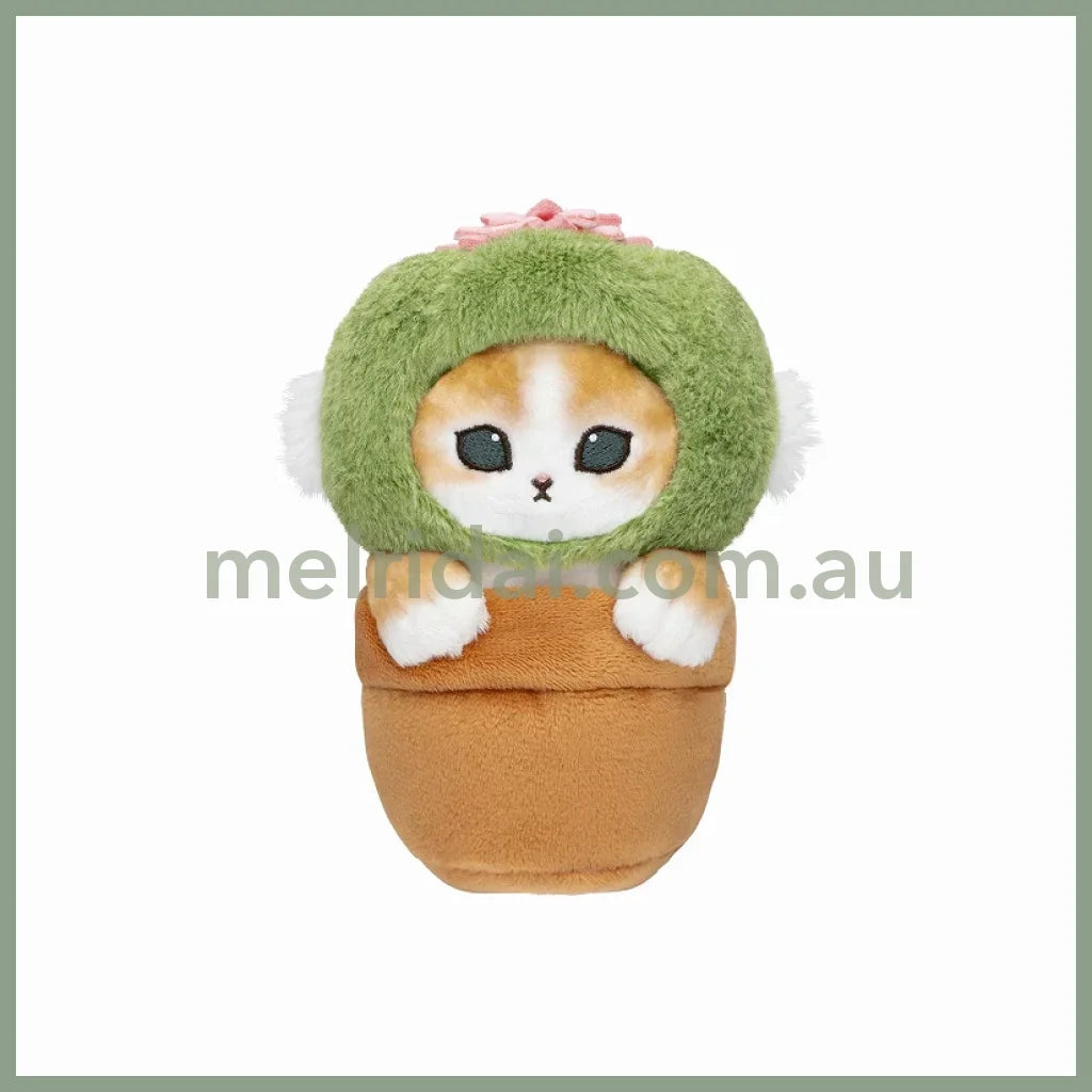 Mofusand | Plant Plush Toy H200×W100×D90Mm 猫福 植物系列 毛绒玩偶/公仔 Cactus Nyan With Flowers 仙人球